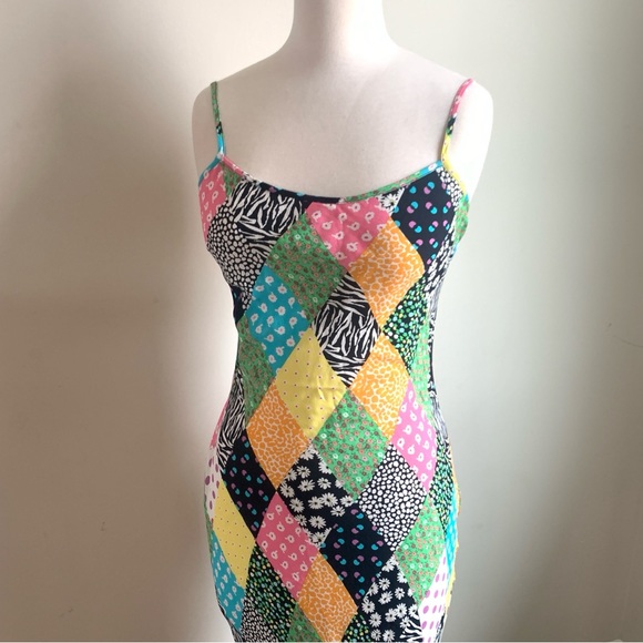 RIXO forTarget Sleeveless Patchwork Slip Dress Size XS - Picture 7 of 14